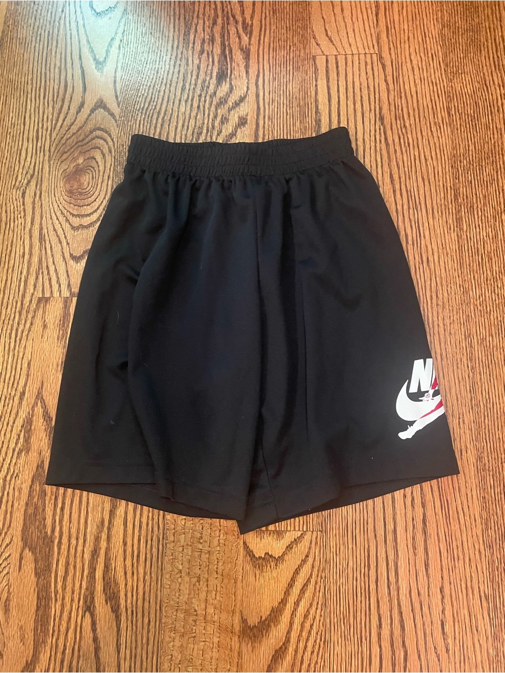 Nike Air Jordan Boys Black Athletic Shorts with Logo. GUC.